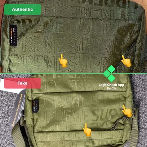 supreme real vs fake bag|check if your supreme bag is real.